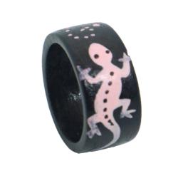 Ring Sonokeling Rosewood, Pink Lizard