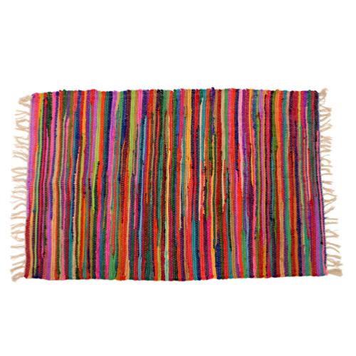 Rag rug bright 120x80cm