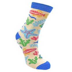 Bamboo Socks Reef Fish Shoe Size UK 3-7 Womens Fair Trade Eco