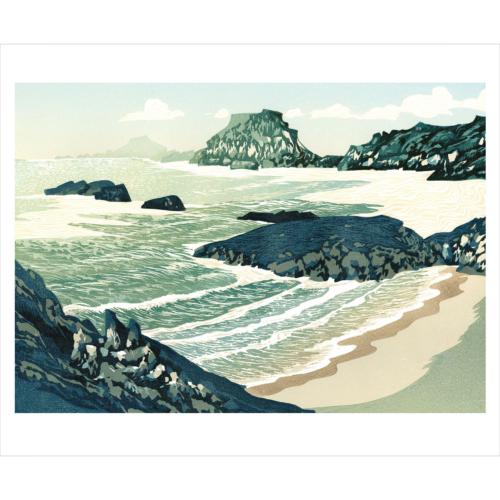 Greetings card "Slow Surf" 17 x 14cm