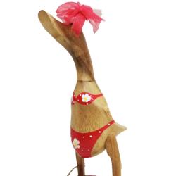 Duck Bikini Red Bamboo Root 25cm