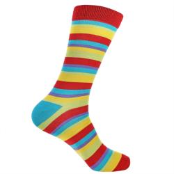 Bamboo socks, Rainbow Stripes, Shoe size: UK 7-11, Euro 41-47