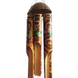 Bamboo Windchime Dragonfly 70cm