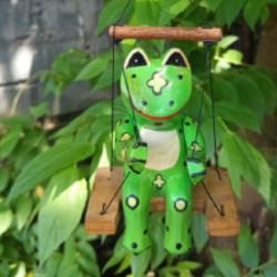 Hanging with Spring Albesia Wood Frog