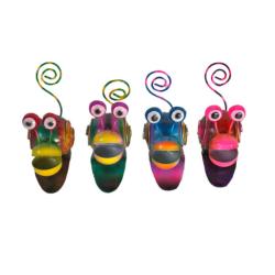 Snail Metal Assorted Colours 7x5x8cm