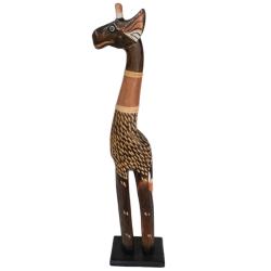 Giraffe Albesia Wood 60cm height