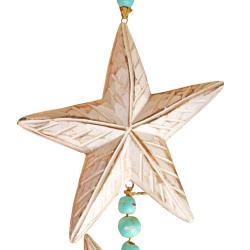 Mobile 2 Starfish Sustainable Albesia Wood 45cm