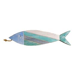 Hanging Fish Sustainable Albesia Wood 38 x 10cm