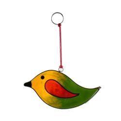 Suncatcher bird in assorted colours, 9 x 4.5 cm