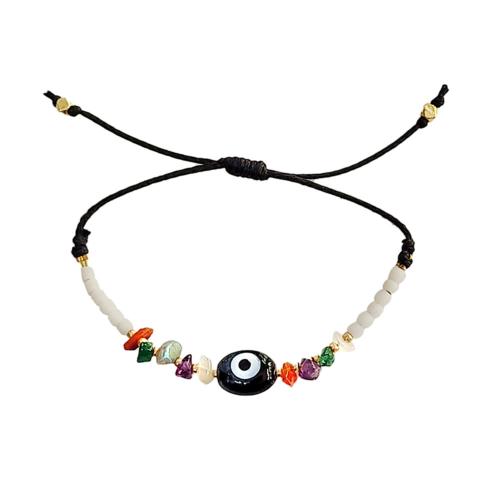 Bracelet Adjustable with Black Eye