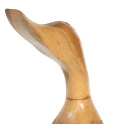 Duck with Skirt Natural Bamboo Root 35cm