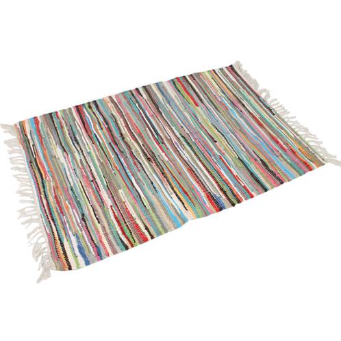 Rag rug 90x50cm assorted colours