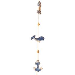 Mobile Wood Lighthouse Whale Anchor Gull Turtle 70cm