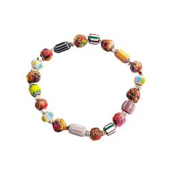 Bracelet with an Assortment of Brightly Coloured Beads