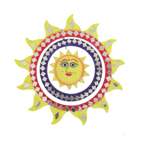 Mobile with Glass Tiles Sun 21cm diameter