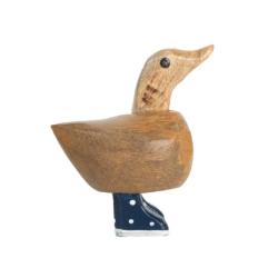 Duck Navy Blue Boots Bamboo Root 13cm