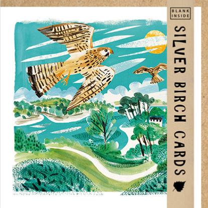 Greetings Card, Kestrel, 15x15cm