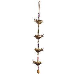 Chime 4 birds, recycled metal