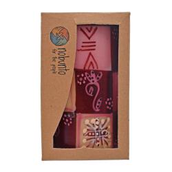 Hand painted candle in gift box, Halisi