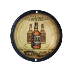 Wall Hanging Jack Daniels Recycled Tin Lid 27.5cm diameter