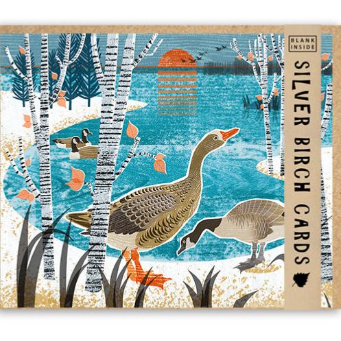 Greetings Card, Goose Lake, 17x14cm