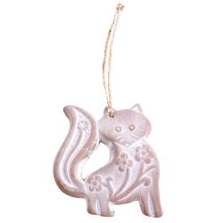 Hanging Terracotta Cat