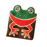 Leather coin purse frog