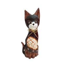 Black Cat Albesia Wood 10x5x30cm