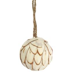 Christmas Bauble, Sola Plant Petals, 8cm