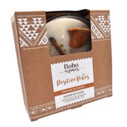 Boho Organics Orange Blossom Candle Positive Vibes 200g