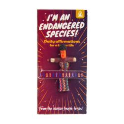 Worry doll, affirmation I'm an endangered species