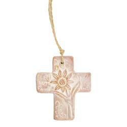  Hanging Terracotta Cross