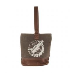 Bag Canvas and Leather - Craft Beer 26.5x10x24cm