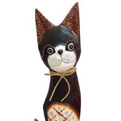Black Cat Albesia Wood 11x5x40cm
