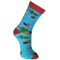 3 pairs of bamboo socks, ducks sharks frogs, Shoe size: UK 7-11, Euro 41-47