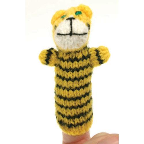 Finger puppet tiger