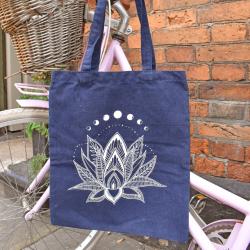 Tote Bag Recycled Cotton Lotus 36 x 40cm