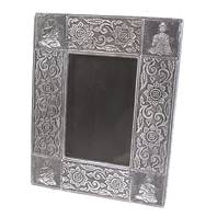 Aluminium photo frame, Buddha, 4x6" photo