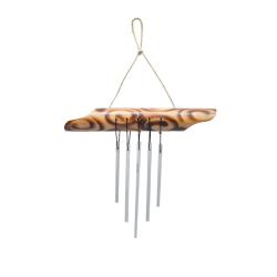 Hanging Bamboo with 5 Metal Chimes