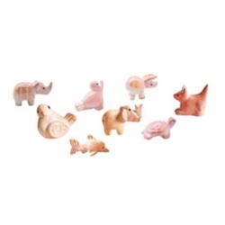 Kisii Soapstone Animals Pink - 8 Designs