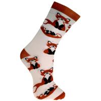 3 pairs of bamboo socks, foxes rabbits squirrels, Shoe size: UK 7-11, Euro 41-47