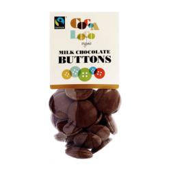 Organic Milk Chocolate Buttons 100g