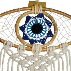 Dreamcatcher on Bamboo Frame, Eye Shape 29 x 45cm