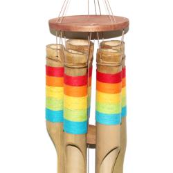 Windchime bamboo rainbow wrap 96cm