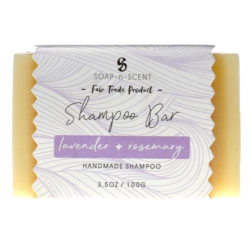 Solid shampoo, 100g, lavender & rosemary