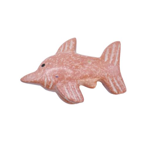 Fish Ornament Kisii Stone Pink