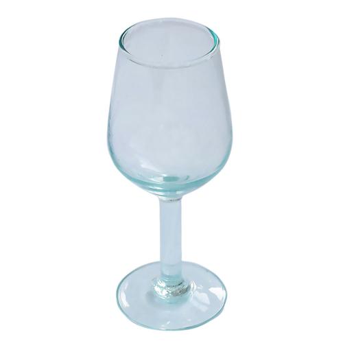 Wine glasses recycled glass, 18cm height, set of 2