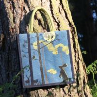 Jute shopping bag, moonlight