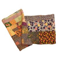Recycled throw, kantha stitch 130x180cm assorted