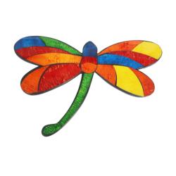 Wall Hanging Mosaic Dragonfly Bright 35cm